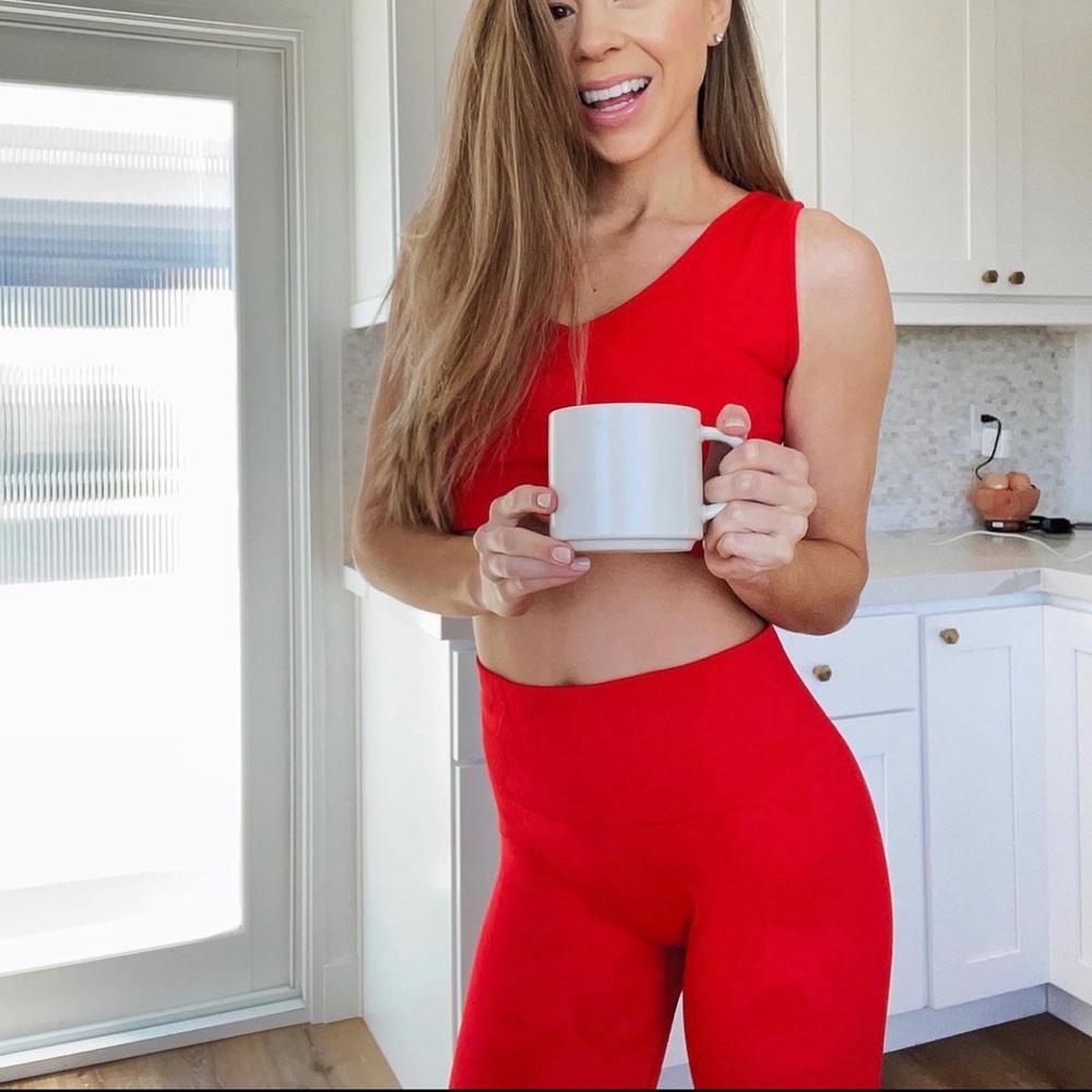 PHAT BUDDHA - activewear set red - FREE SHIPPING